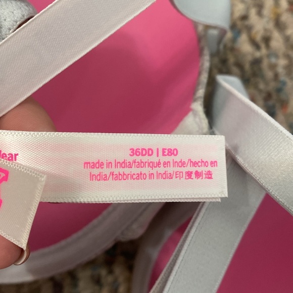 NWOT Push Up Victorias Secret Bra Grey 36DD - Picture 3 of 4